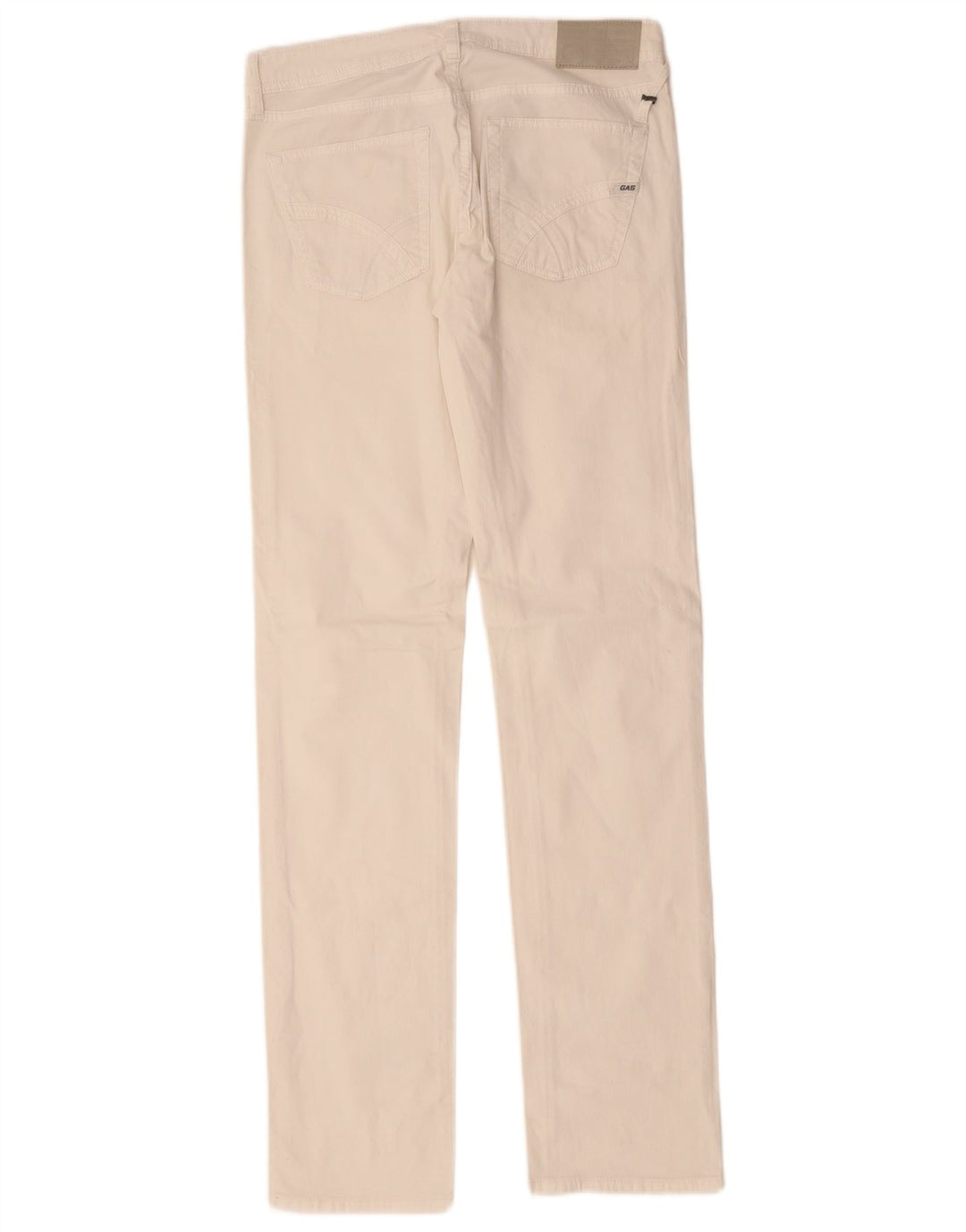 Gas Ženske uske traperice Albert W29 L34 Bijeli pamuk