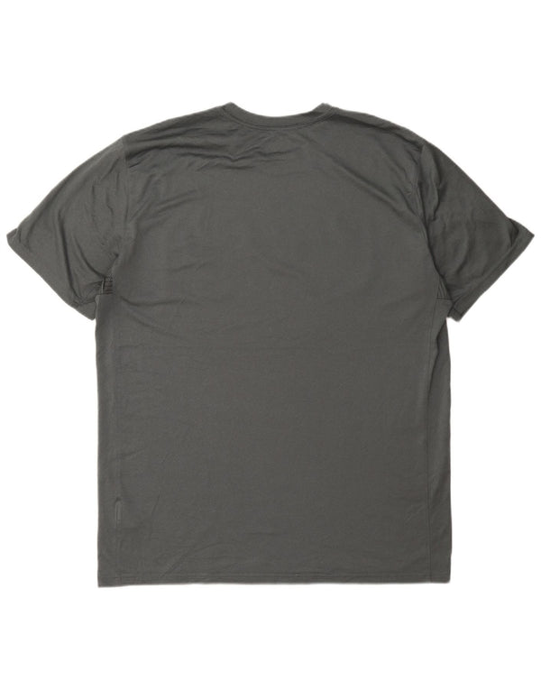 Nike Dri Fit Graphic T-Shirt Top XL sivi poliester