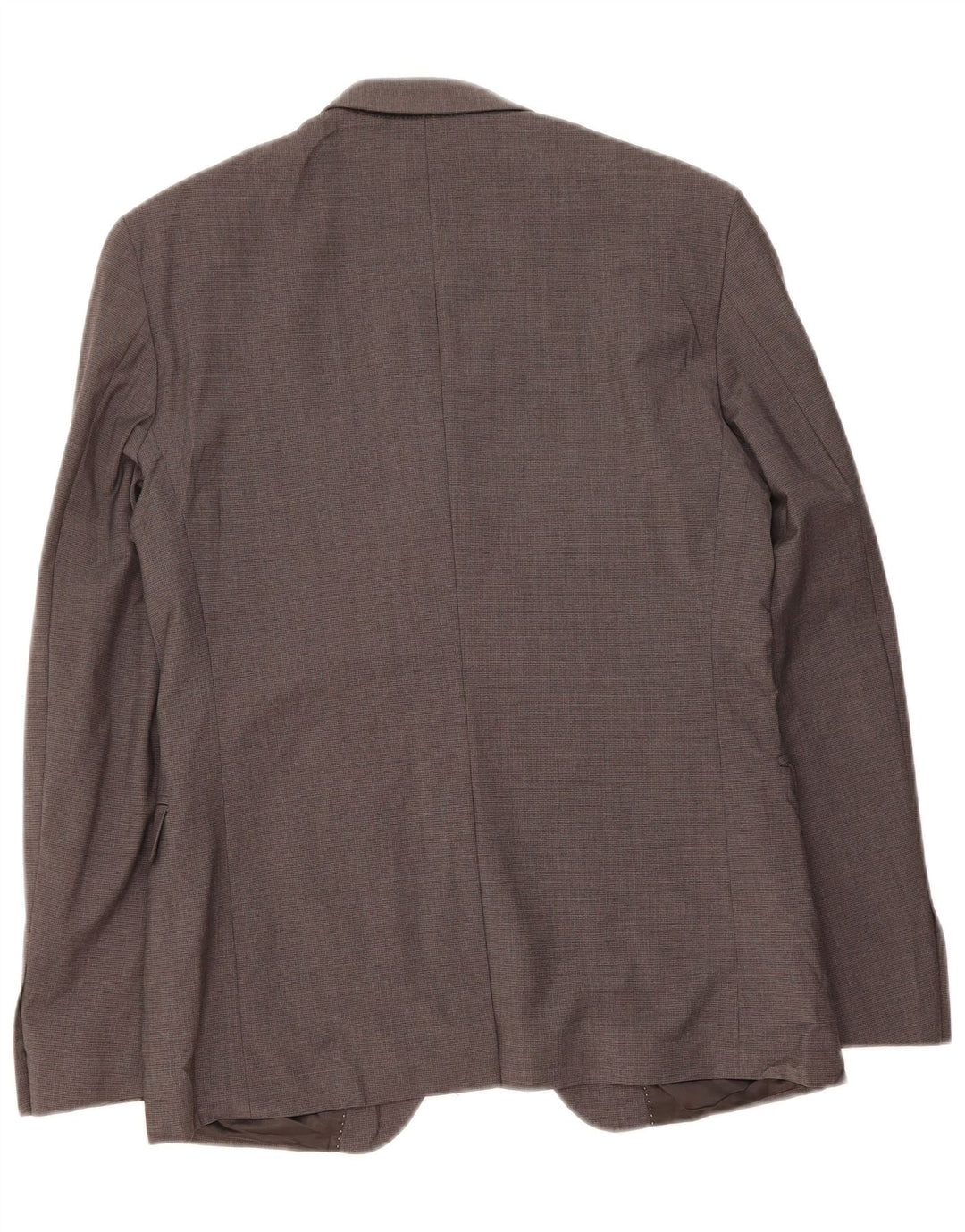 CALVIN KLEIN Mens Slim Fit 2 Button Blazer Jacket UK 40 Large Grey Wool