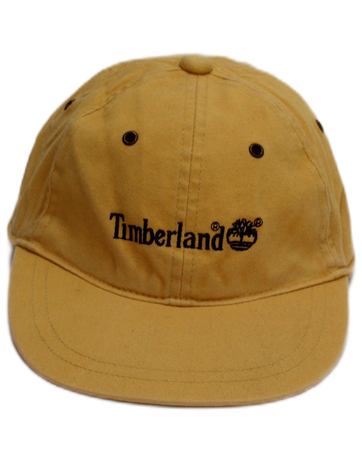 Timberland Boys Graphic Baseball Cap 6-7 Years Yellow Pamuk