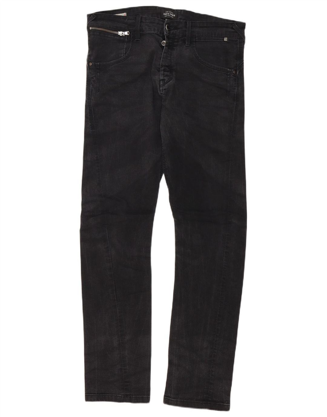 Jack & Jones muške uske traperice W32 L34 crne