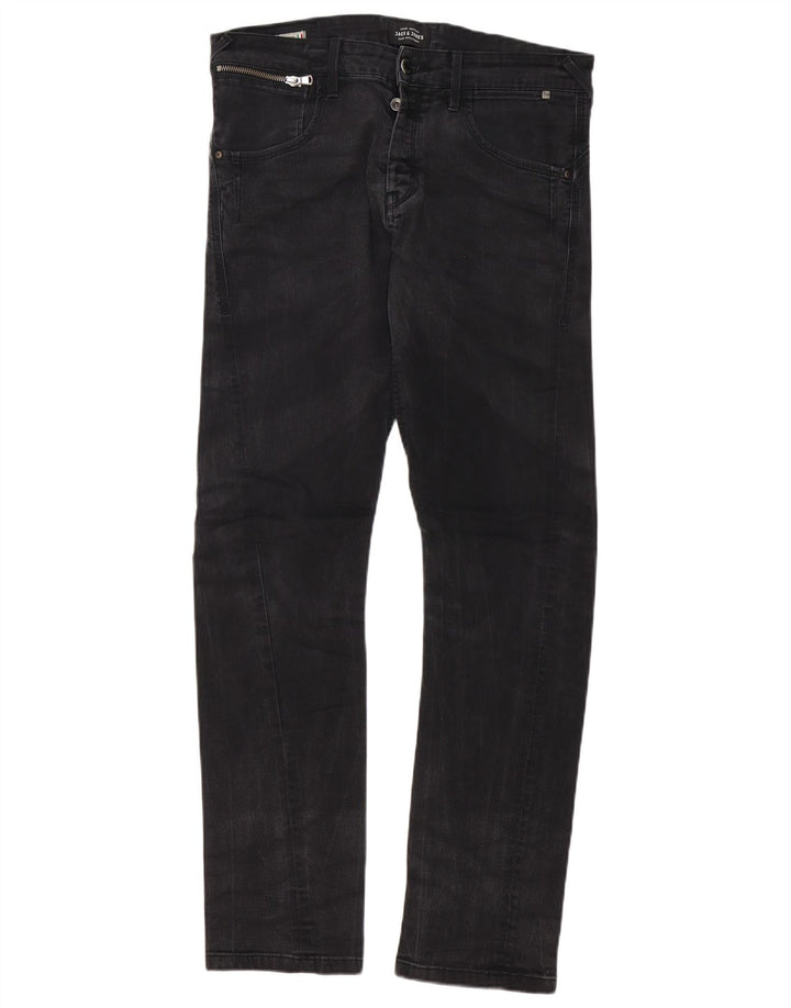 Jack & Jones muške uske traperice W32 L34 crne
