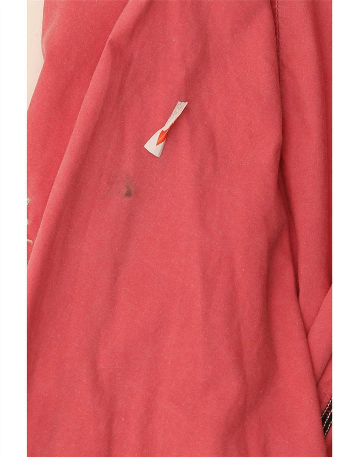 Vintage ženska prevelika bomber jakna IT 44, srednje ružičasti pamuk
