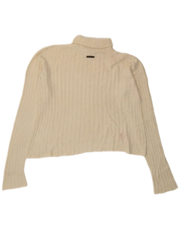 Dolce & Gabbana ženski pulover s kratkim ovratnikom UK 14 Large Off White