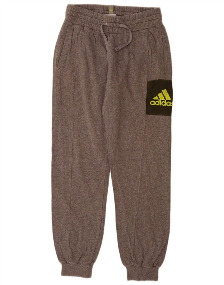 Adidas muške trenirke hlače Joggers UK 36/38 male sive pamučne