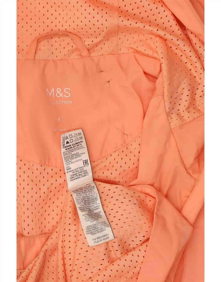 Marks & Spencer ženski baloner s kapuljačom UK 8 mali narančasti poliester