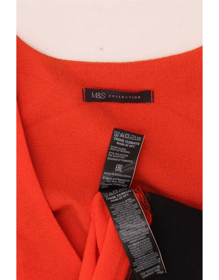 Marks & Spencer ženska haljina UK 10 malih narančastih boja