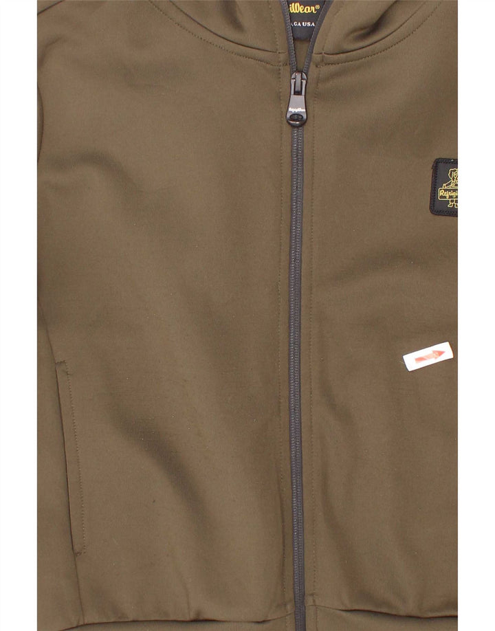Refrigiwear pulover s kapuljačom na patentni zatvarač za dječake 7-8 godina kaki poliester