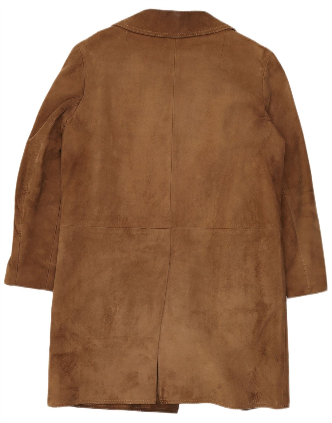 VINTAGE ženski šerpa kaput od brušene kože EU 38 srednje bež boje