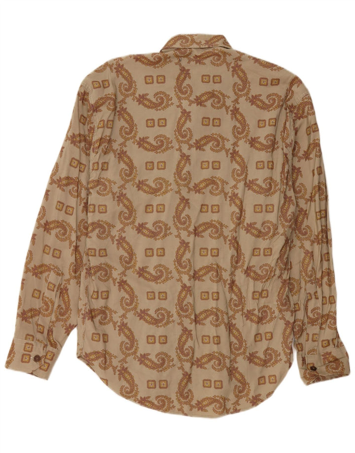 Vintage muška košulja srednje boje kaki paisley boje
