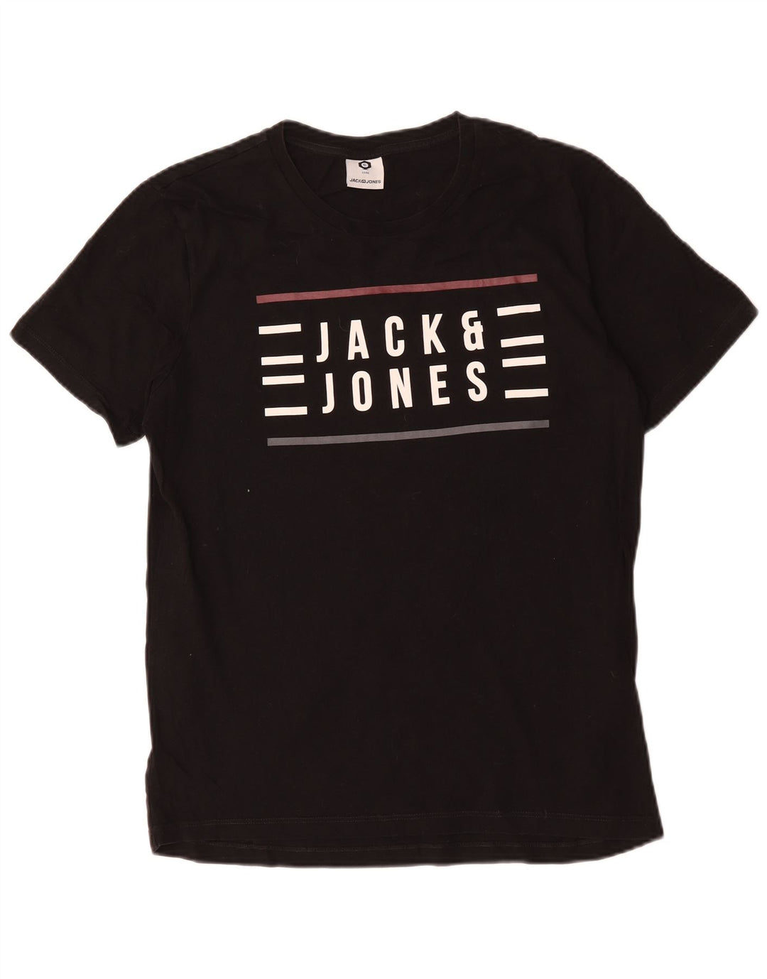 Jack & Jones muška majica kratkih rukava srednje veličine crni pamuk