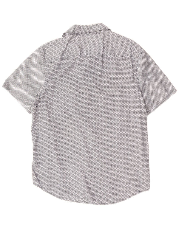 PENGUIN Heritage muška uska majica kratkih rukava velikih plavih geometrijskih dimenzija