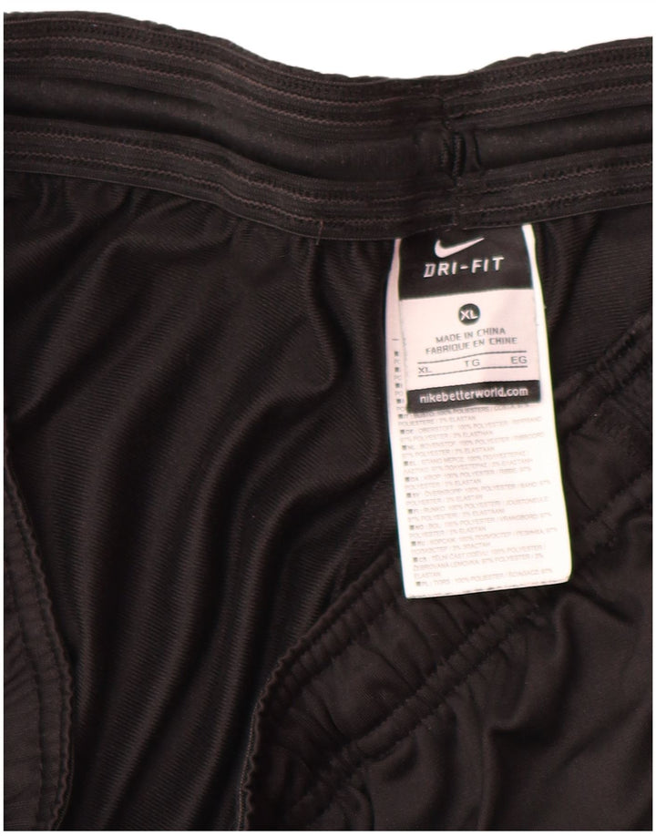 Nike muške hlače za trenirku Dri Fit XL, crni poliester