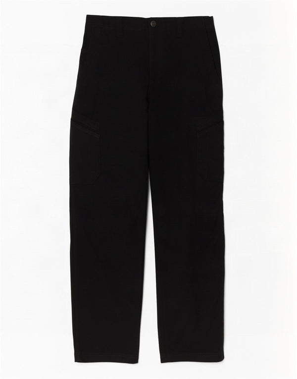 Carhartt muške ravne kargo hlače male W29 L30 crni pamuk