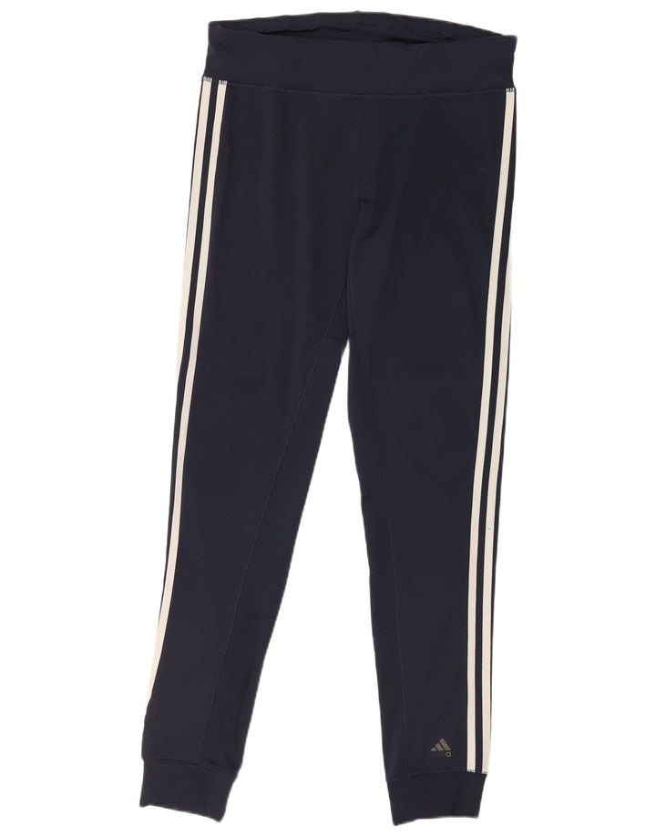 Adidas ženske tajice UK 8 Male tamnoplave poliesterske