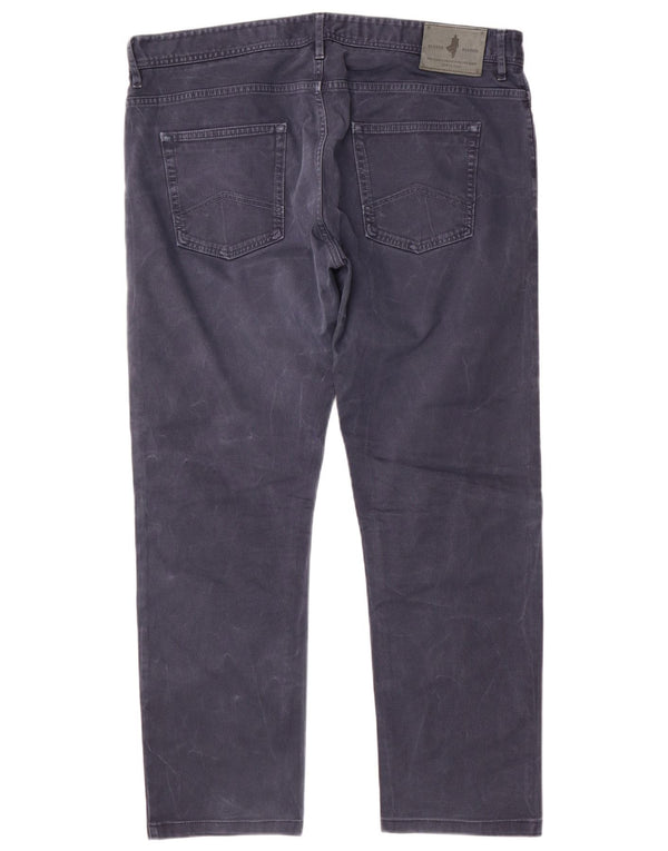 Marlboro Classics Mens Regular Tapered Jeans W38 L30 Navy Blue Pamuk