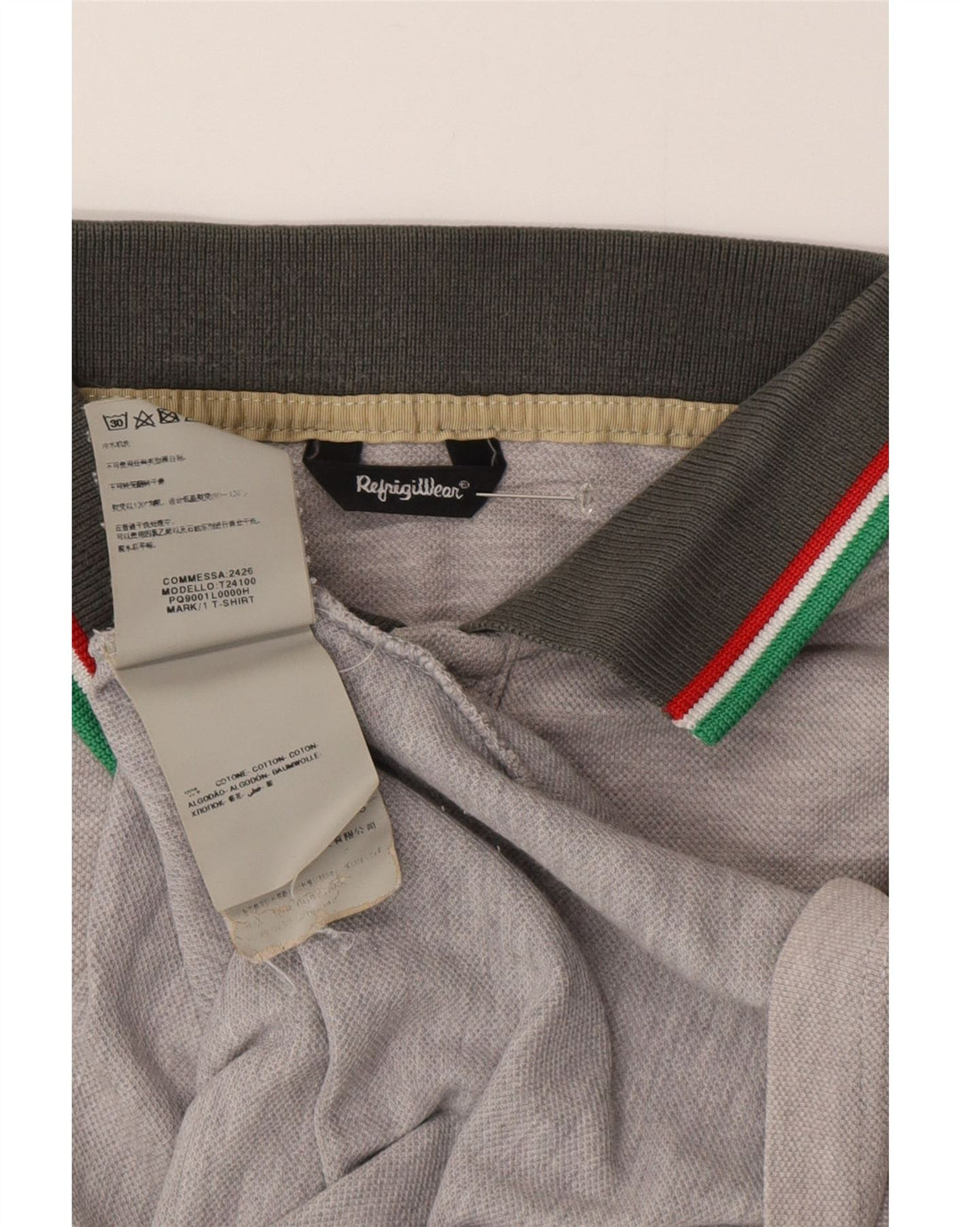 Refrigiwear muška polo majica mala siva pamučna