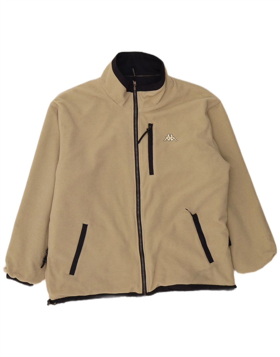 KAPPA muška dvostruka jakna UK 40 veliki tamnoplavi poliester