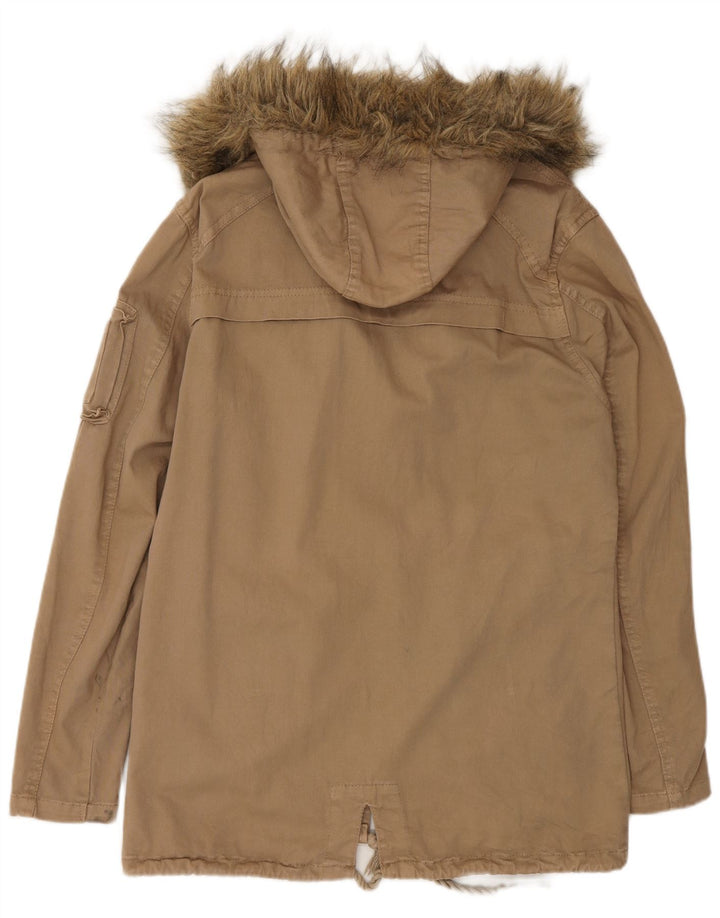 Zara muška parka jakna s kapuljačom UK 36 Mala bež