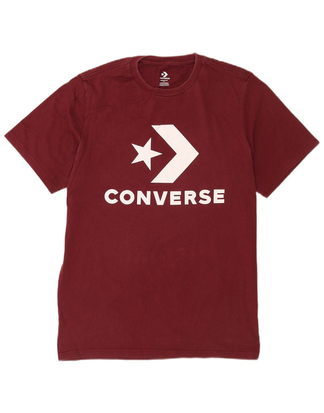 Converse muška grafička majica kratkih rukava srednje tamnocrvena