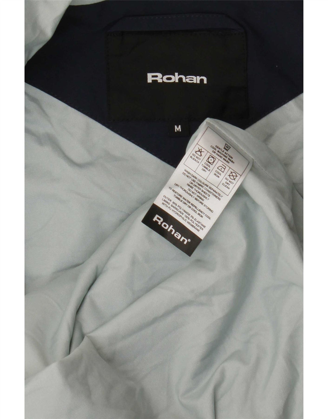 Rohan muška vjetrovka s kapuljačom UK 38 Medium tamnoplavi poliamid