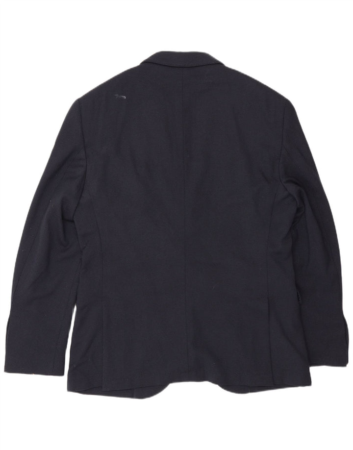 Massimo Dutti muška jakna s 2 gumba EU 50 srednje tamnoplava vuna
