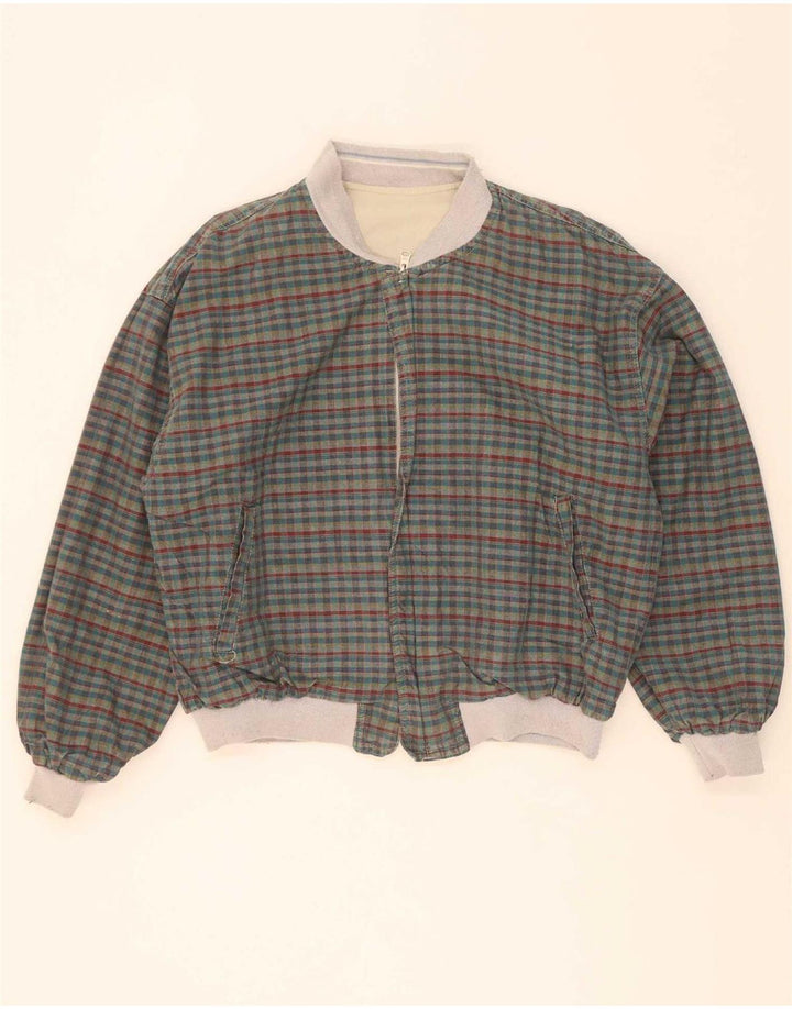 Mash muška reverzibilna jakna UK 40 Large Beige Colourblock Pamuk