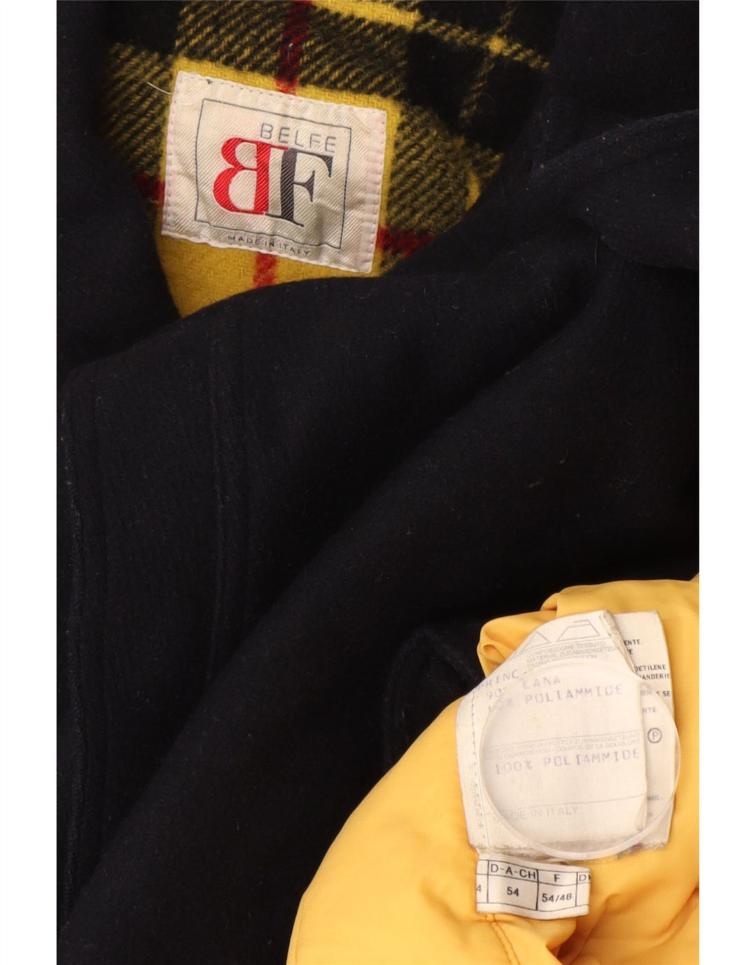 Belfe muški graškasti kaput IT 54 2XL tamnoplava vuna