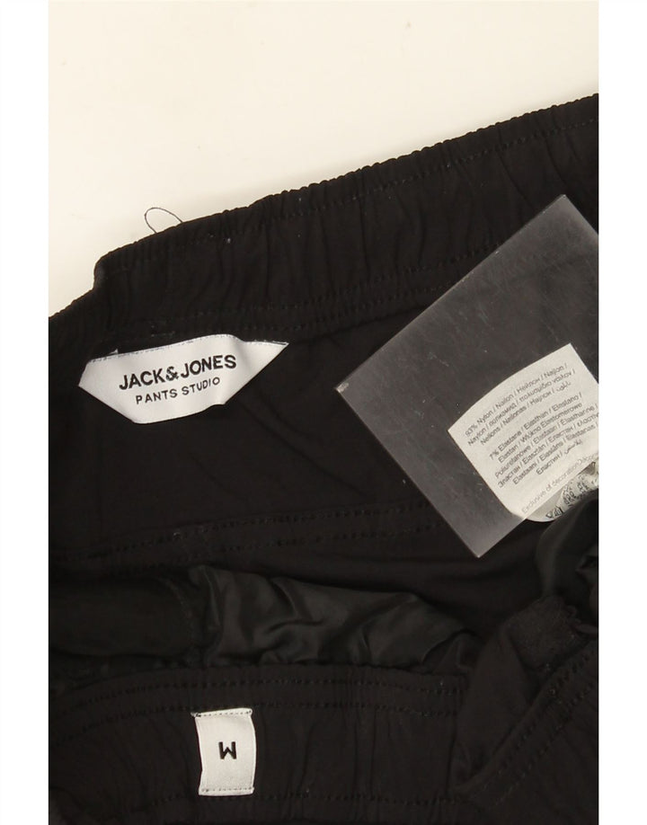 JACK & JONES Muške joggers Cargo hlače srednje W32 L28 crni najlon