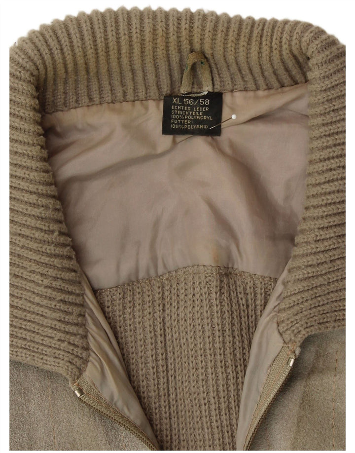 VINTAGE muška antilop jakna IT 56/48 XL bež koža