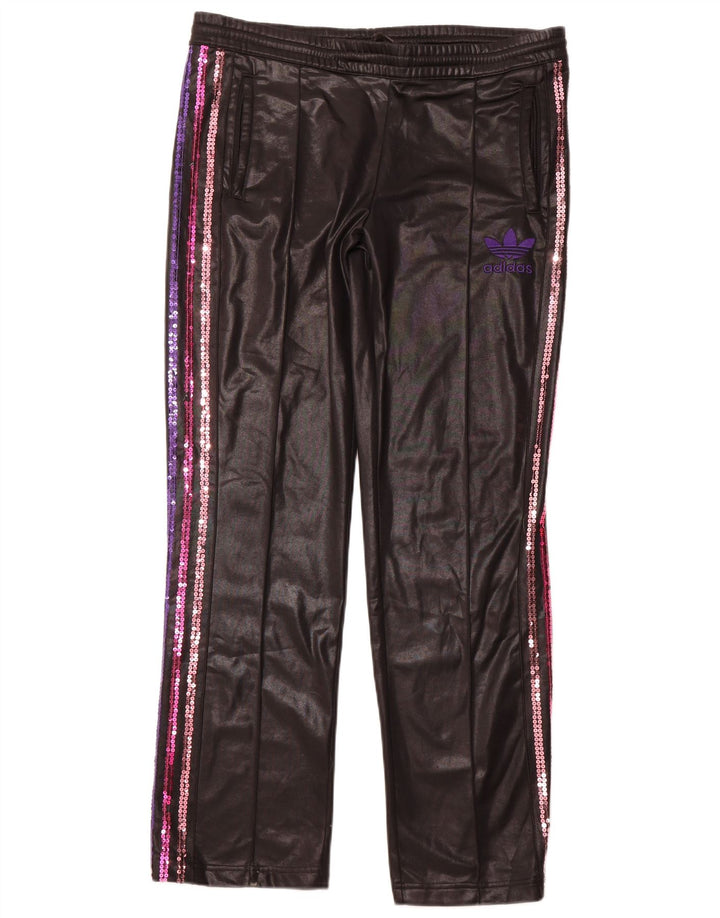 ADIDAS ženske hlače za trenirku UK 18 XL crni poliester