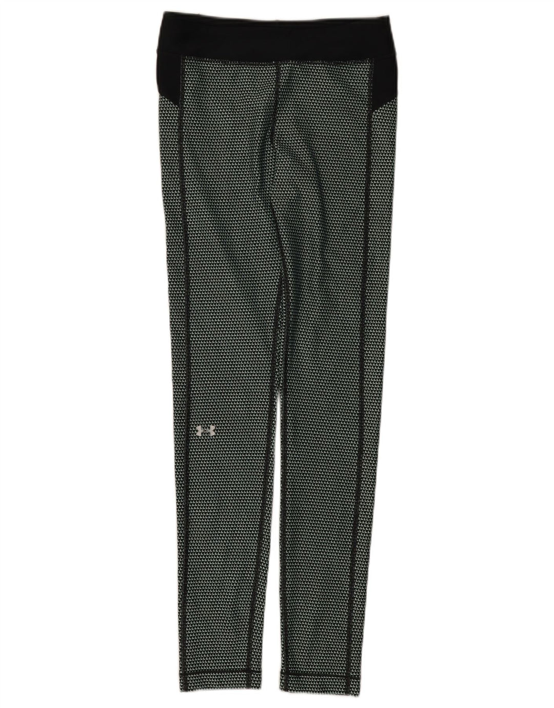 Under Armour ženske tajice UK 10 Male crne geometrijske poliesterske