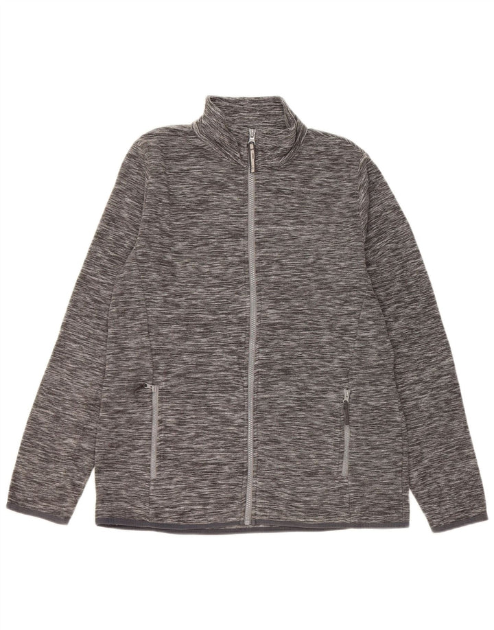 Mountain Warehouse Ženska jakna od flisa UK 16 Veliki sivi flekasti poliester