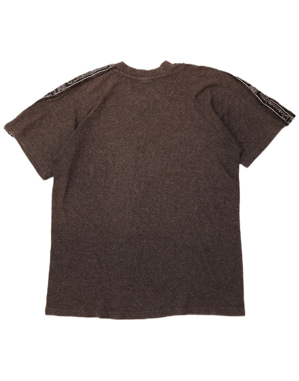 CHAMPION Muška majica kratkih rukava s grafičkim motivima XL sivi pamuk u blokovima boja