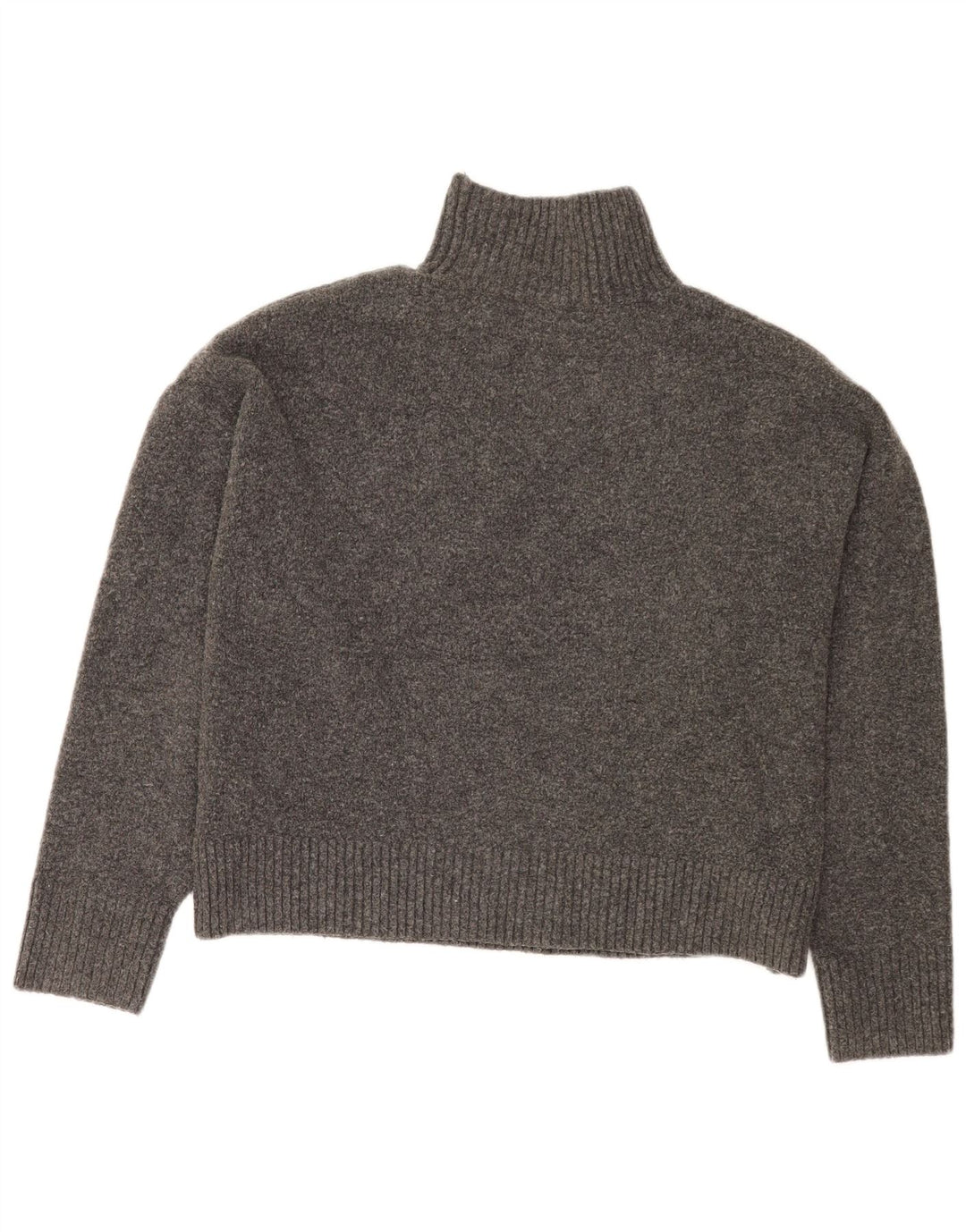 Zara ženski kratki džemper s kornjačičastim ovratnikom UK 16 Large Grey
