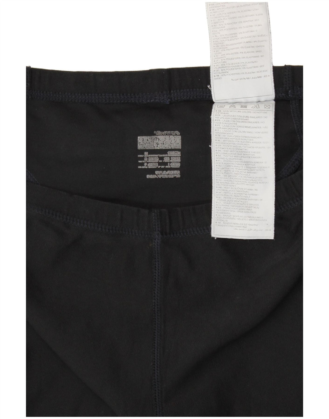 Nike ženske kratke tajice UK 10/12 srednje crne poliesterske sportske