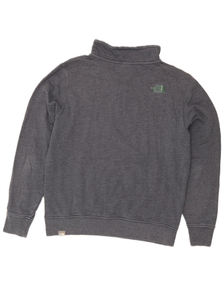 The North Face muška majica s izrezom i srednje sivim pamukom