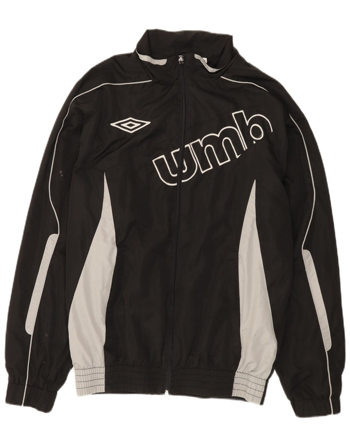 Umbro muška trenirka Graphic Gornja jakna XL crni poliester u boji