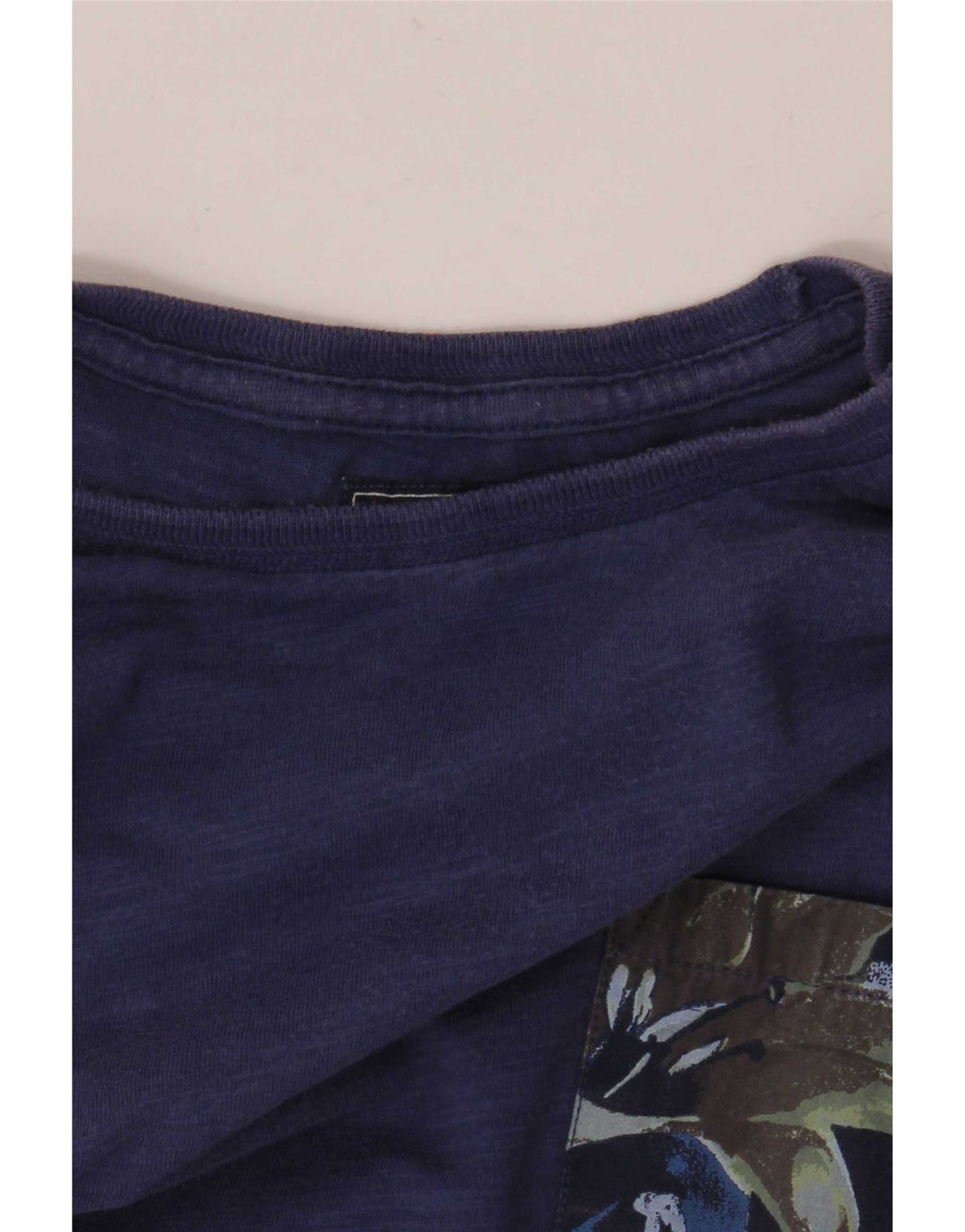 Woolrich Muška majica kratkih rukava Srednje plavi pamuk