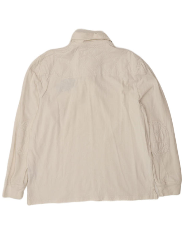 Polo Ralph Lauren muška polo majica dugih rukava prilagođenog kroja XL bijeli pamuk