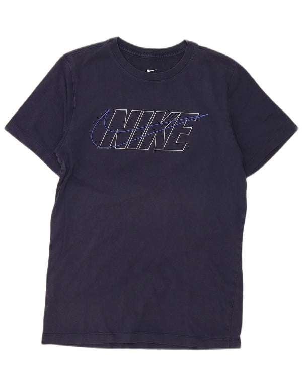 Nike Muška majica kratkih rukava s grafičkim motivima, mala tamnoplava pamuk