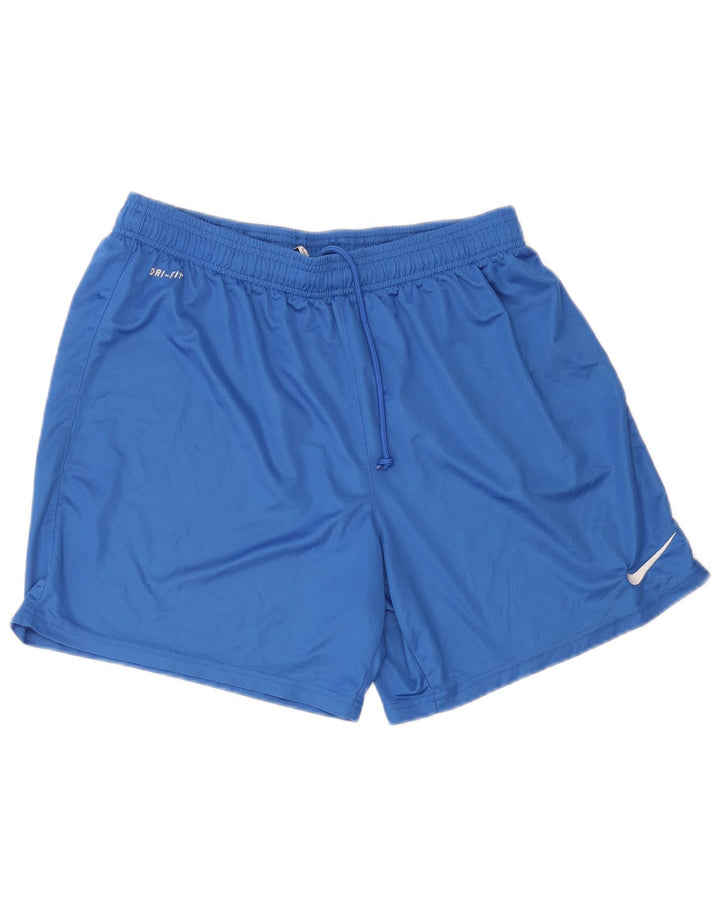 Nike muške Dri Fit sportske kratke hlače veliki plavi poliester