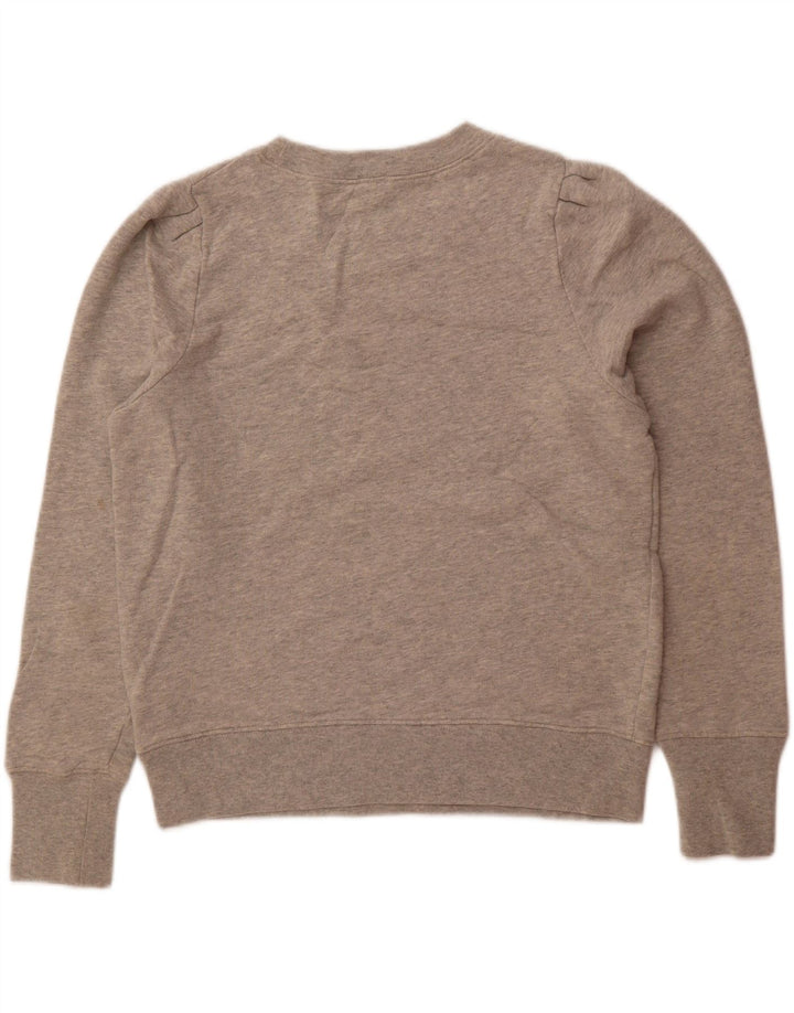J. CREW Girls Sweatshirt Jumper 11-12 Years Medium Grey Cotton