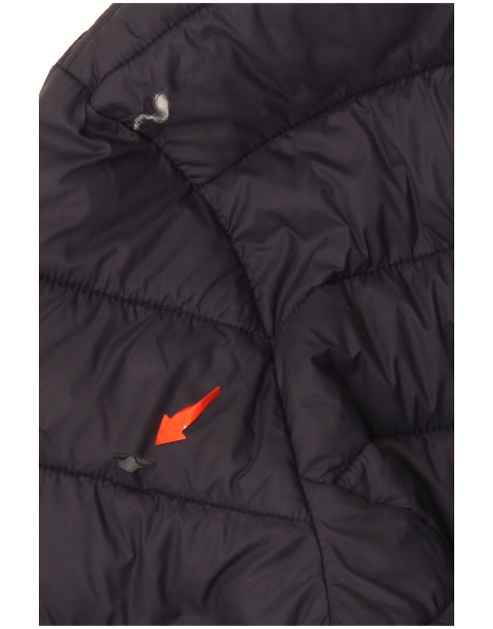 CREW ODJEĆA Ženska podstavljena jakna UK 16 Veliki tamnoplavi najlon