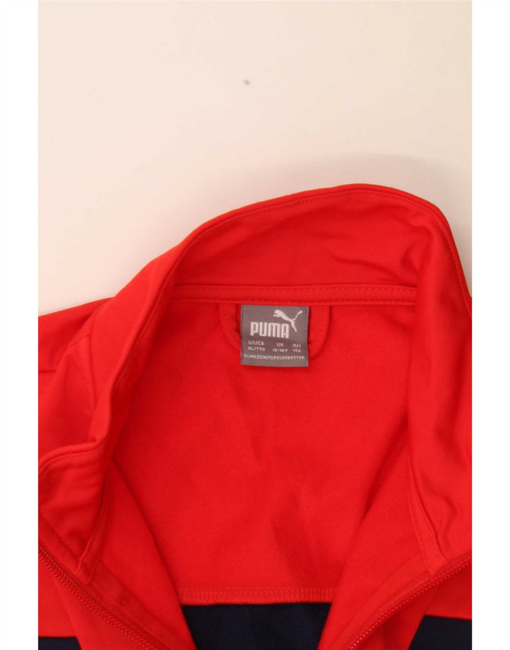 Gornja jakna trenirke Puma Boys 15-16 Years Red Colourblock