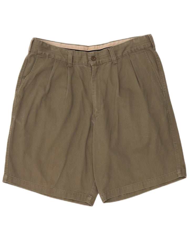 Marks & Spencer muške kratke chino hlače s štipaljkama Blue Harbor W36, veliki kaki