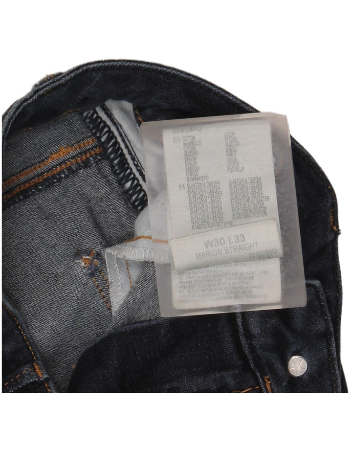 Ženske ravne traperice LEE Marion W30 L33 plavi pamuk