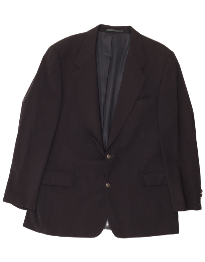 Hugo Boss muška jakna sa 2 gumba EU 54 2XL crna vuna