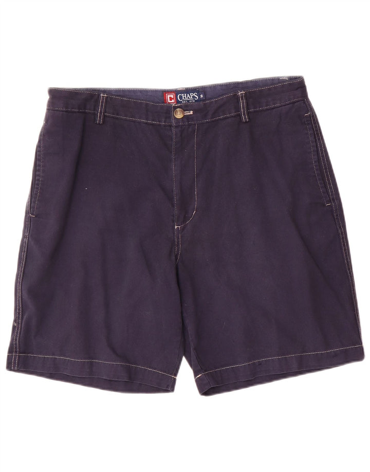 Chaps Mens Chino kratke hlače Large W34 tamnoplavi pamuk