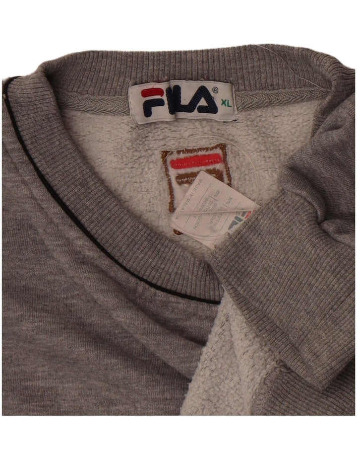 Fila ženska majica prekomjerne veličine UK 18 XL sivi poliester